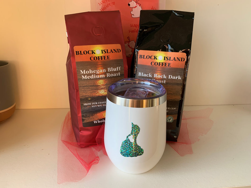 Holiday Block Island Coffee Gift Basket # 1