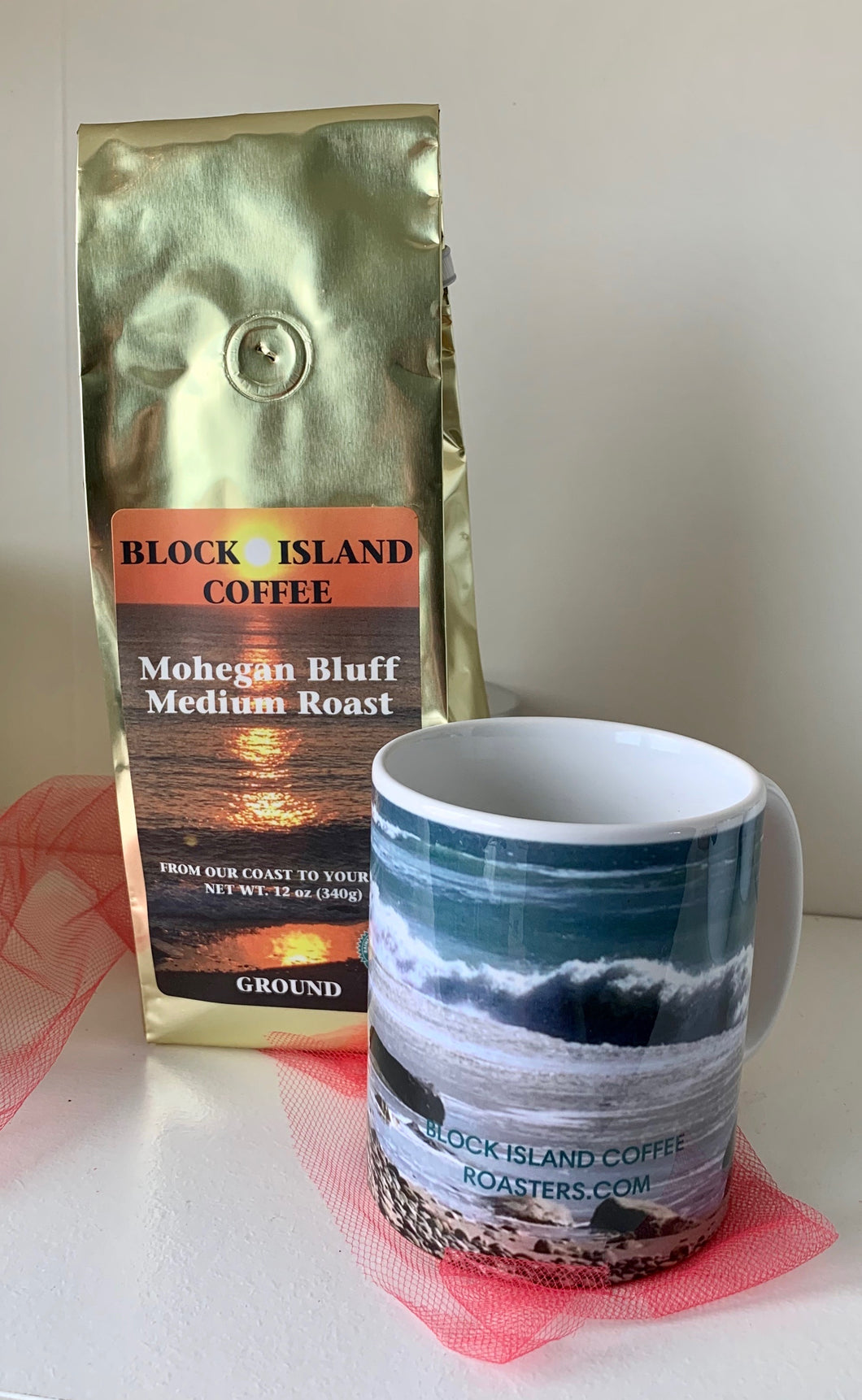 Holiday Block Island Coffee Hug In A Mug Gift Set